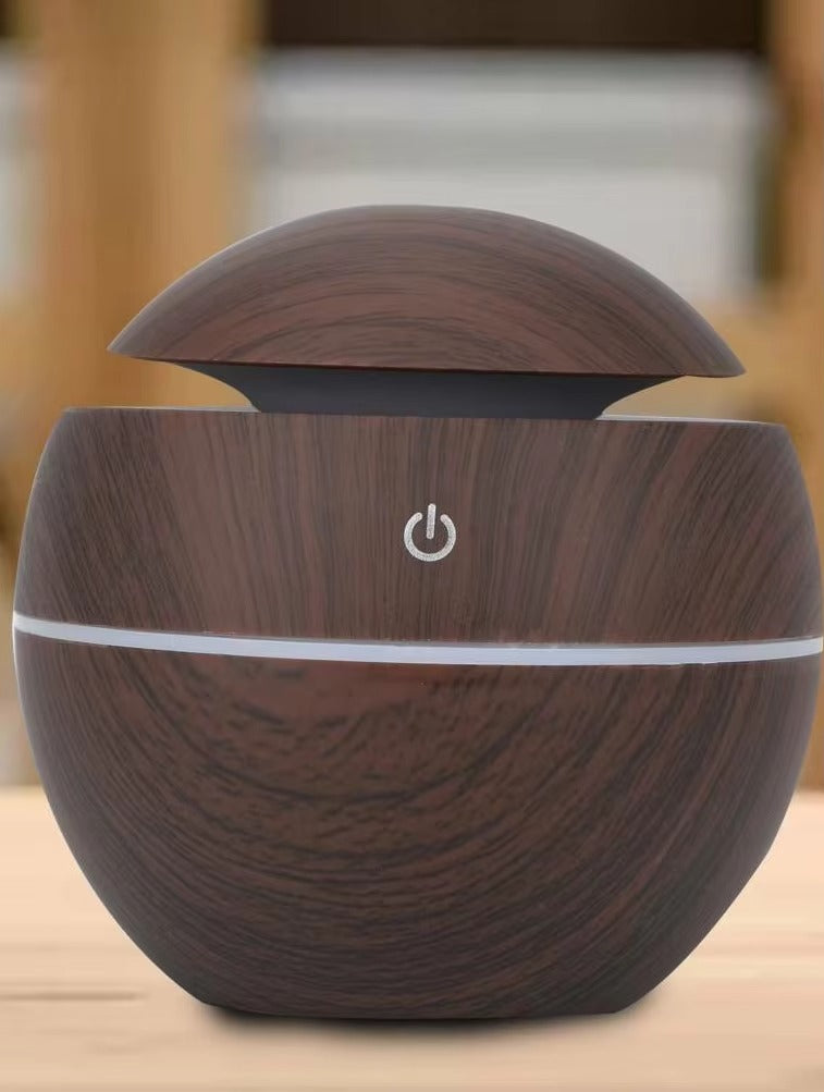 Smart Wood Grained Aroma Diffuser & Air Humidifier